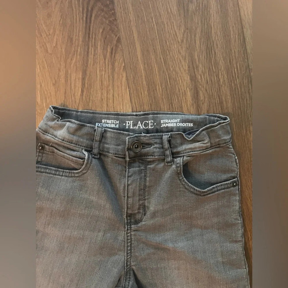 Children’s Place Boys Straight Jambe Jeans Gray Size 10 - Picture 5 of 8